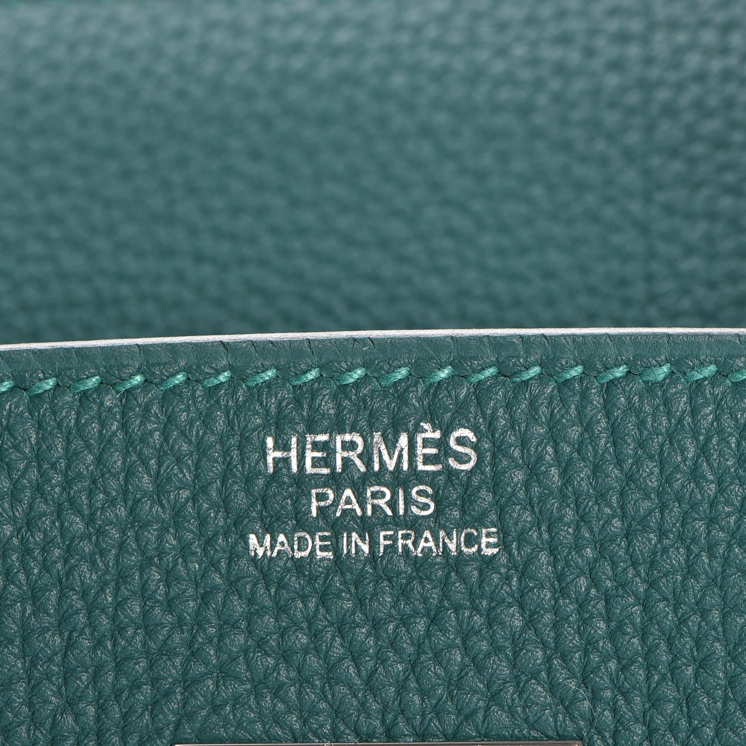 Hermes Togo Birkin 30 Malachite 18 of 32