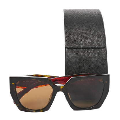 Prada Acetate Sunglasses SPR 15W Tortoise Red Marble 7 of 7