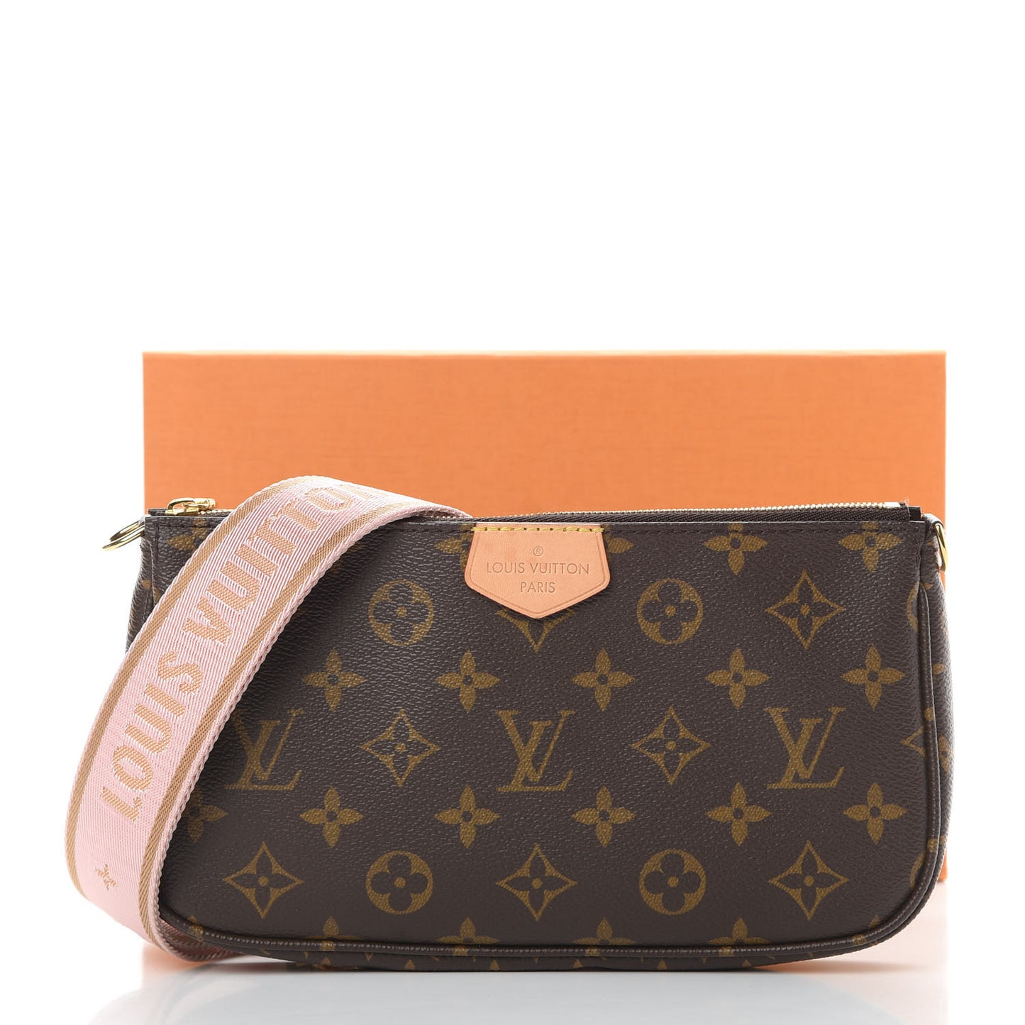 Monogram Multi Pochette Accessories Large Pochette Rose Clair