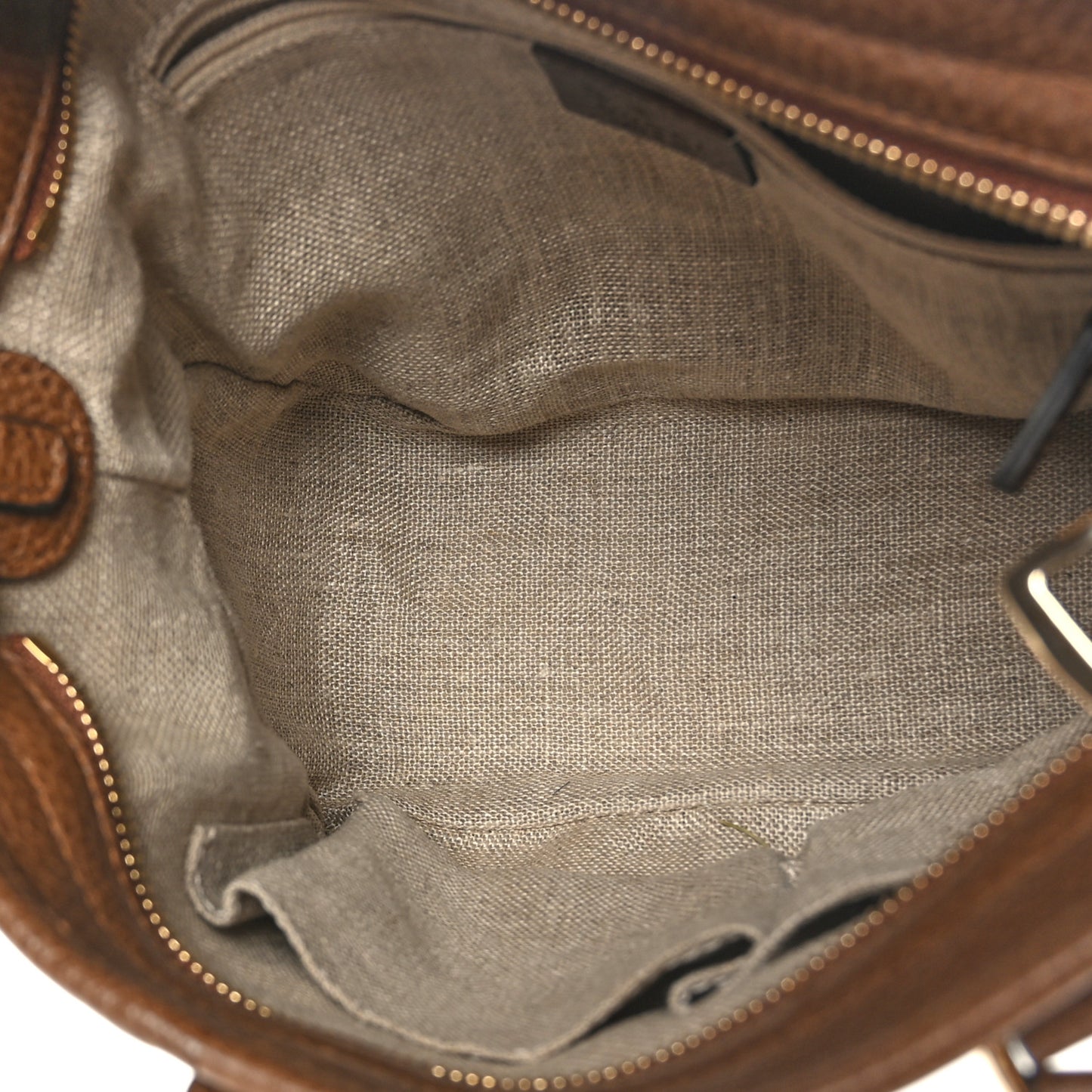 Monogram Small Bree Tote Beige Tabacco