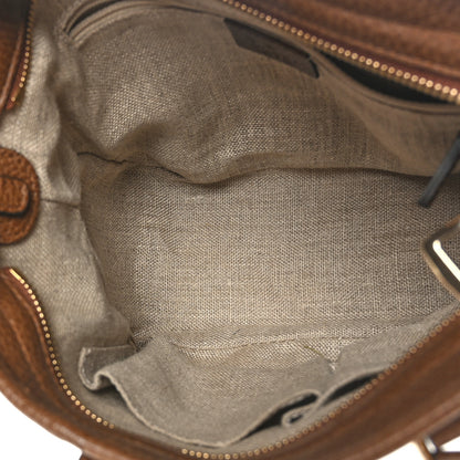 Gucci Monogram Small Bree Tote Beige Tabacco 5 of 9