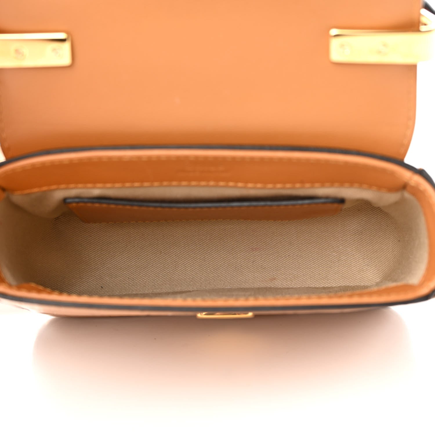 Chloe Calfskin Crocodile Embossed Mini C Double Carry Autumnal Brown 5 of 14