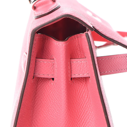 Hermes Epsom Kelly Sellier 25 Rose Lipstick 17 of 34