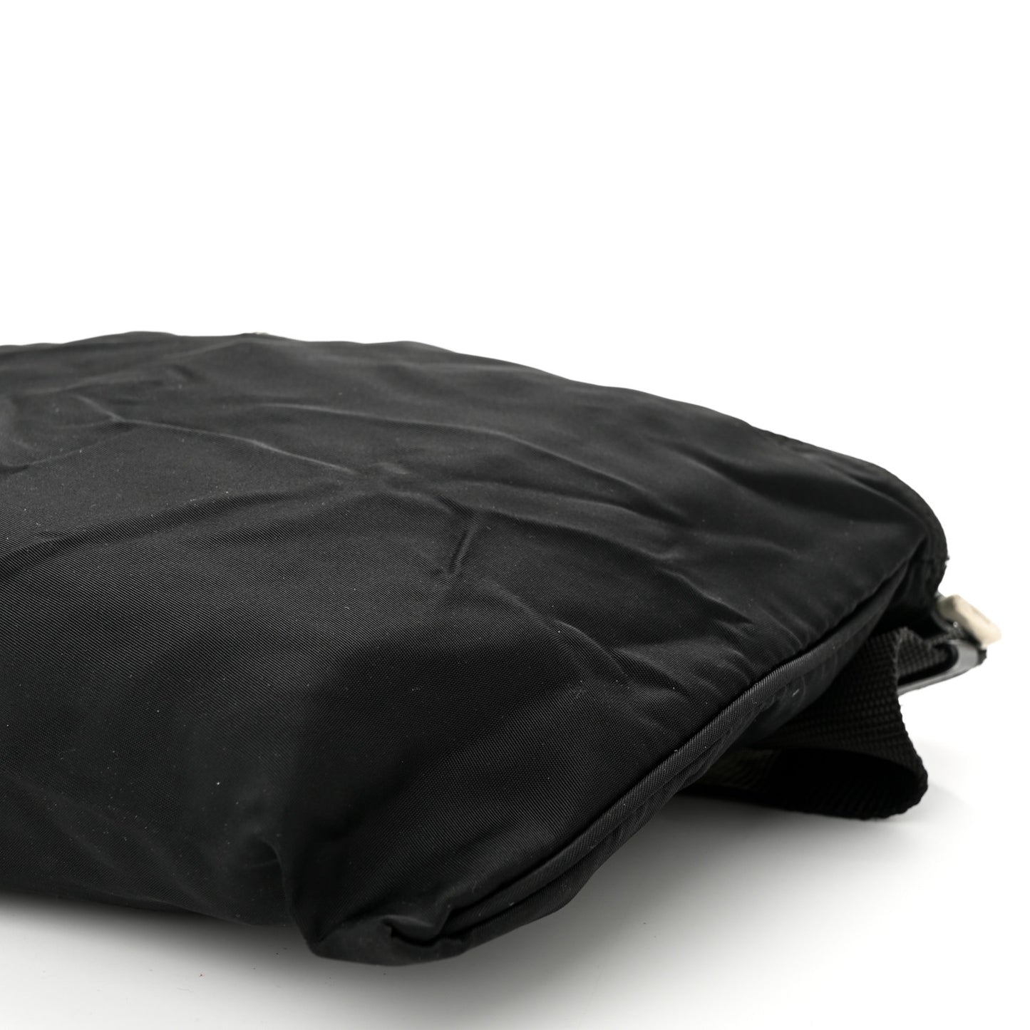 Nylon Vela Sport Messenger Bag Black