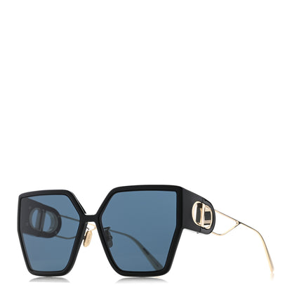 Christian Dior Butterfly 30 Montaigne Sunglasses Black Gold 1 of 12