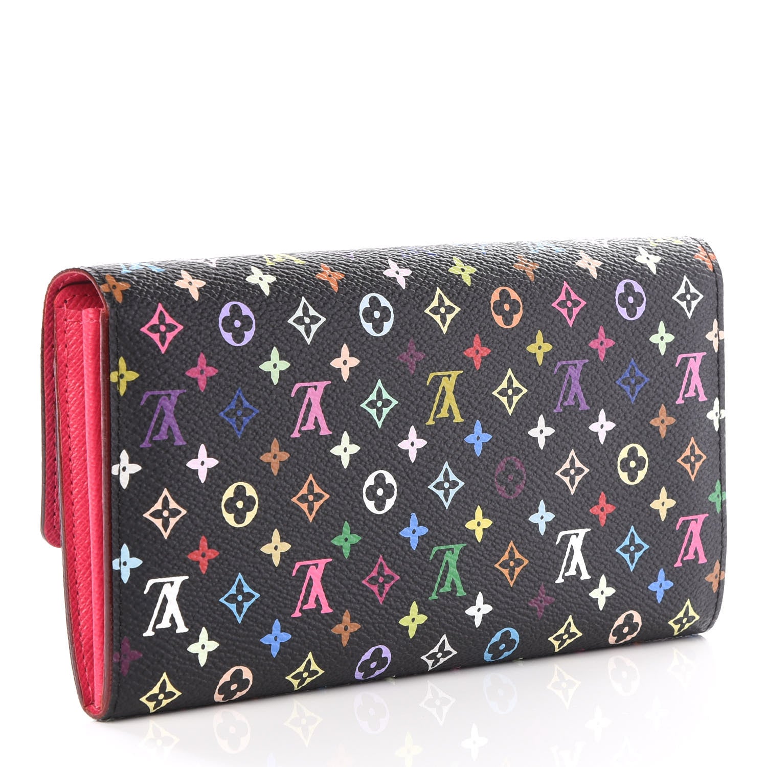 Louis Vuitton Monogram Multicolor Sarah Wallet Black Grenade 2 of 10