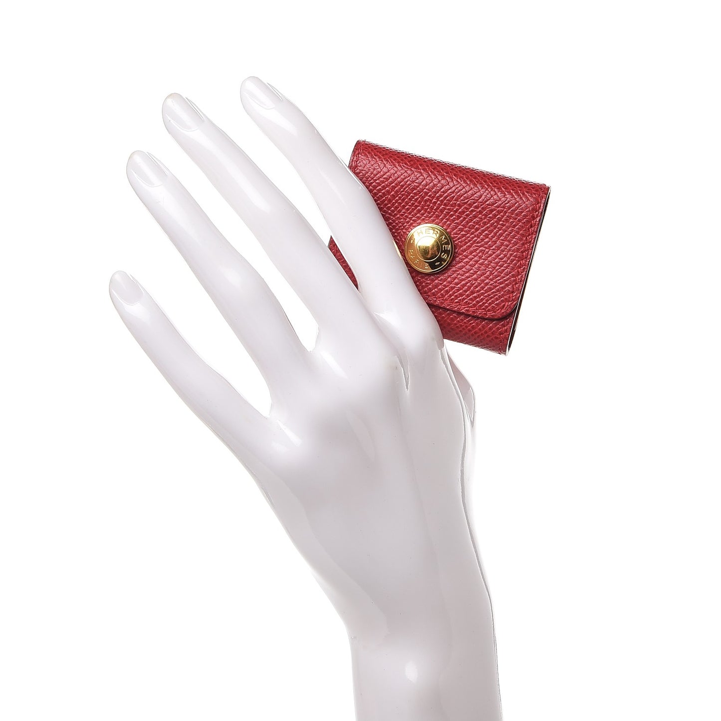Courchevel Post It Notepad Holder PM Rouge Vif