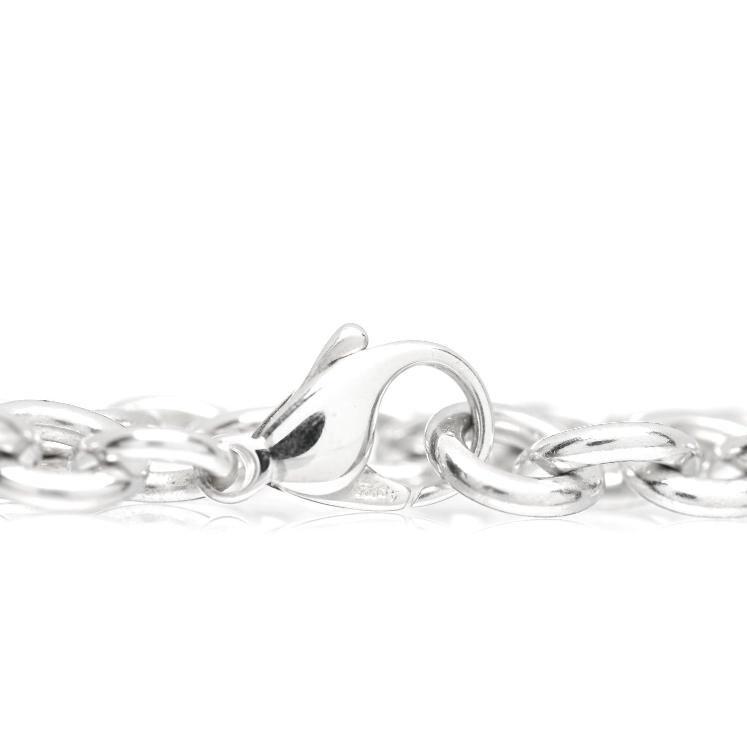 Tiffany Sterling Silver Round Chain Link Bracelet 4 of 4