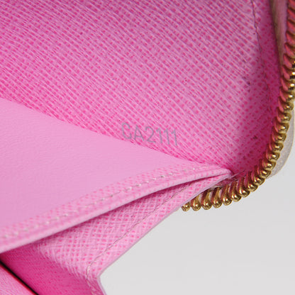 Louis Vuitton Monogram Multicolor Zippy Wallet White Litchi 7 of 7