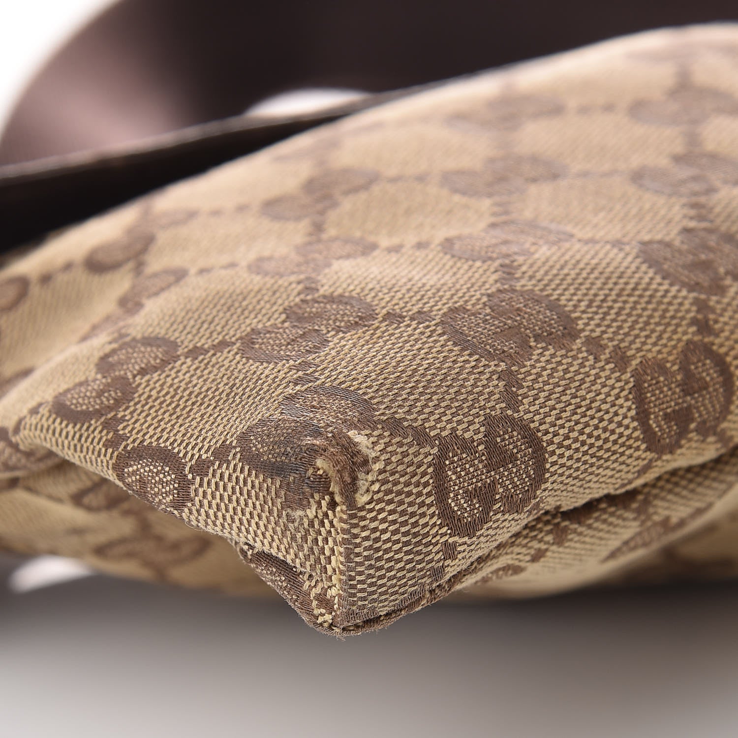 Gucci Monogram Web Belt Bag Dark Brown 16 of 18