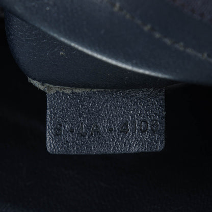 Celine Crocodile Embossed Nubuck Small Belt Cabas Phantom Navy Blue 7 of 9