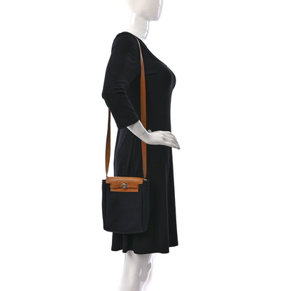Hermes Toile Vache Calfskin Herbag TPM Natural 3 of 9