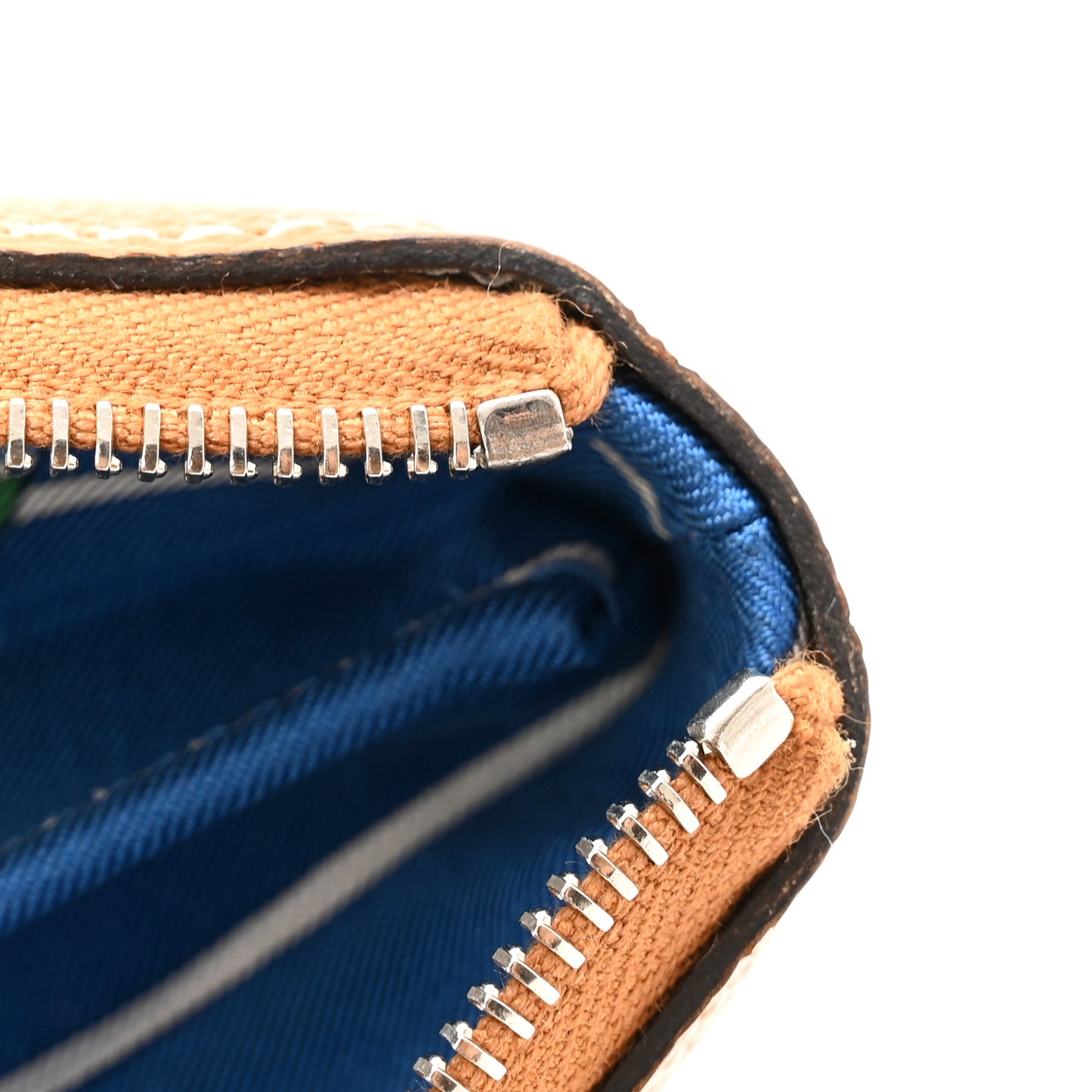 Epsom Silk'In Wallet Toffee Mykonos Bleu Ciel