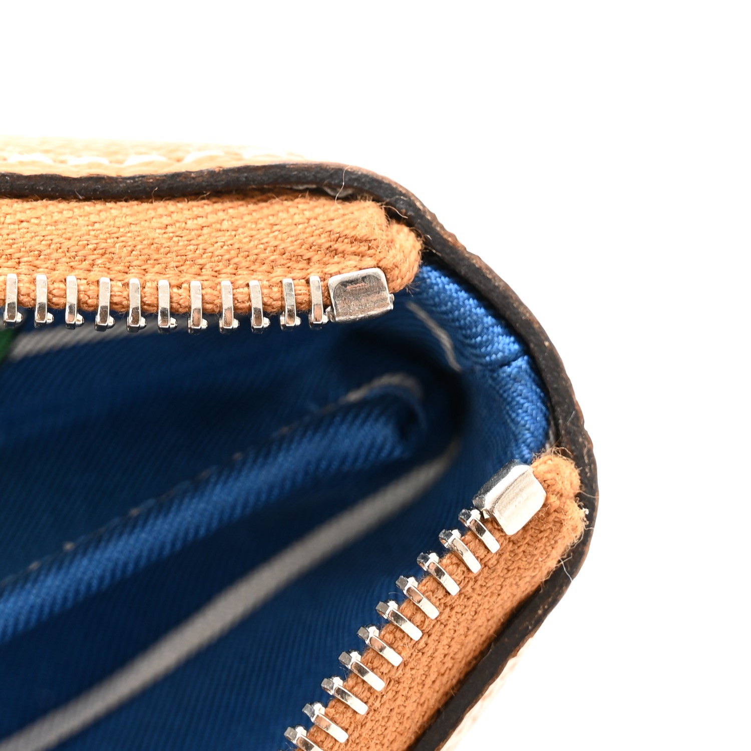 Hermes Epsom Silk'In Wallet Toffee Mykonos Bleu Ciel 10 of 11