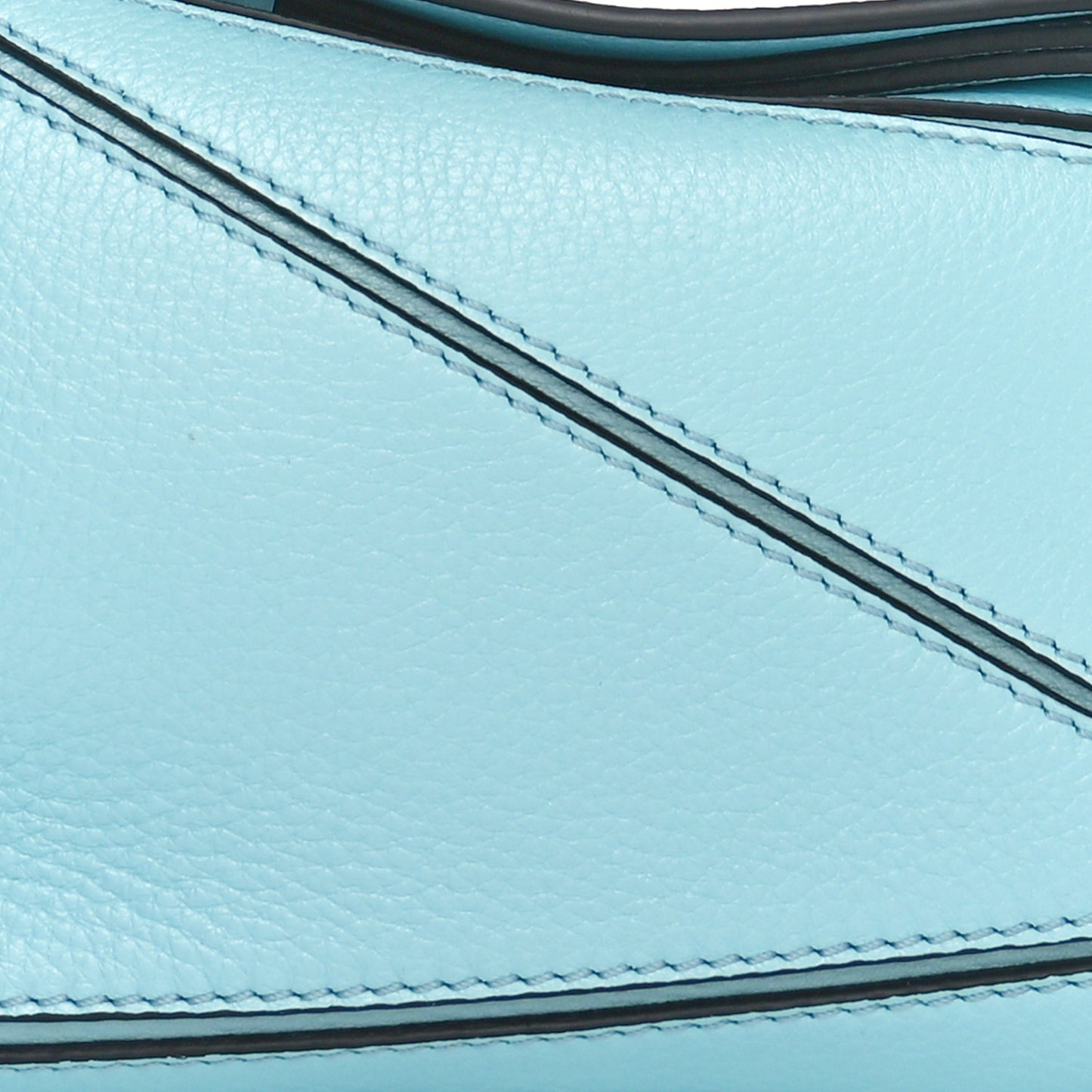 Calfskin Mini Puzzle Bag Light Blue