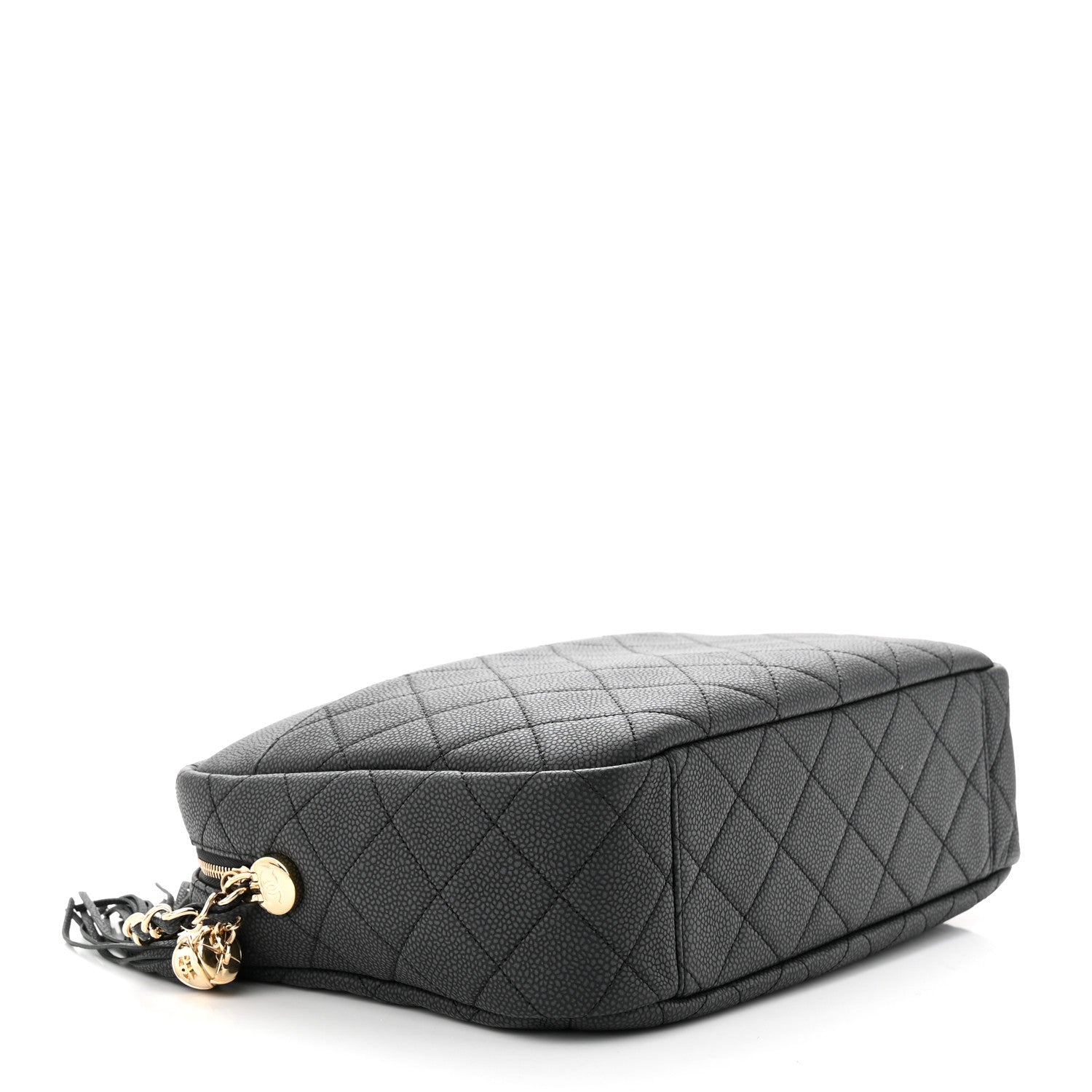 Chanel Caviar Quilted Large Coco Tassel Camera Case Black 4 of 13