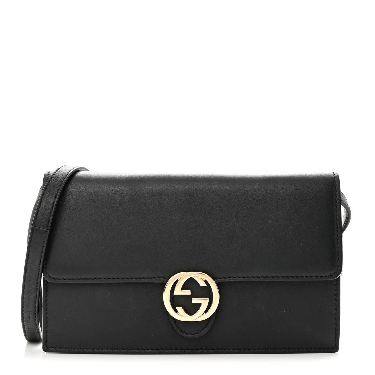 Calfskin Icon Wallet Black