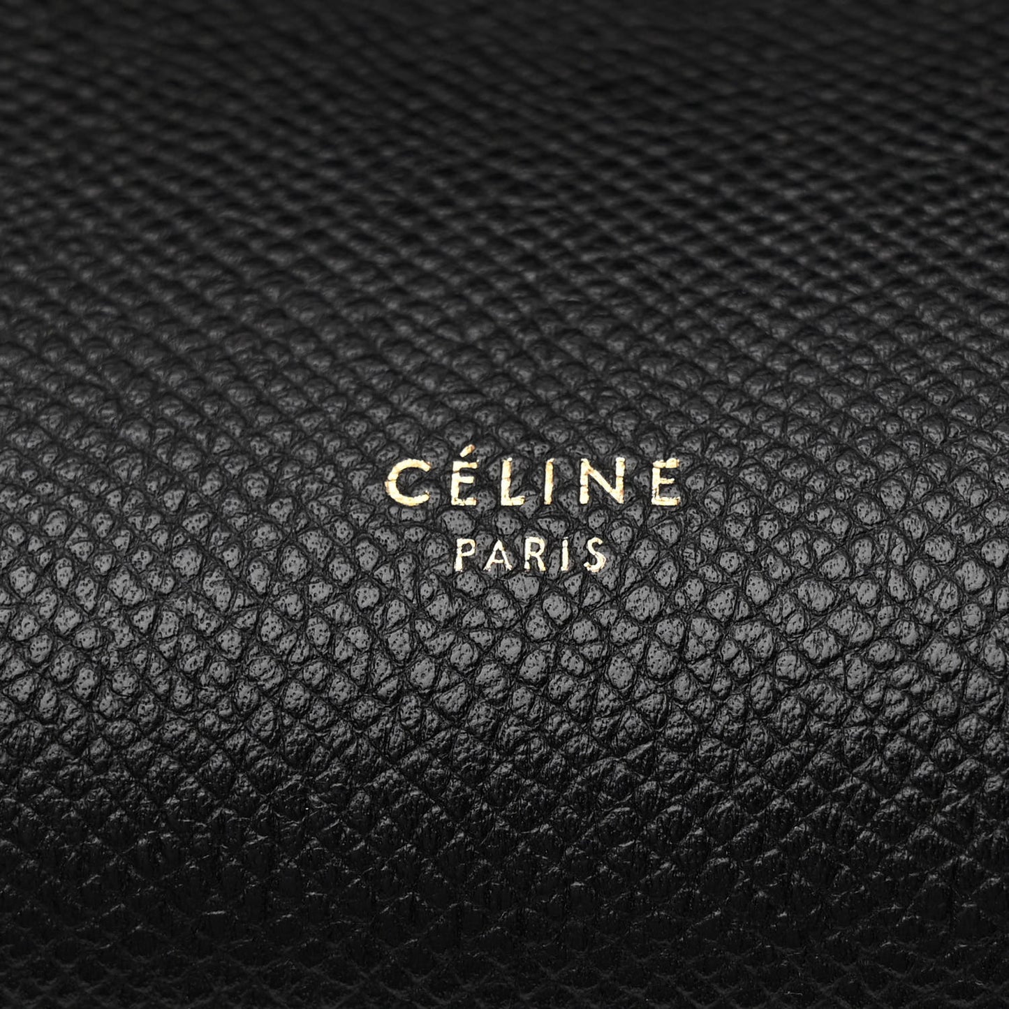 Grained Calfskin Mini Belt Bag Black