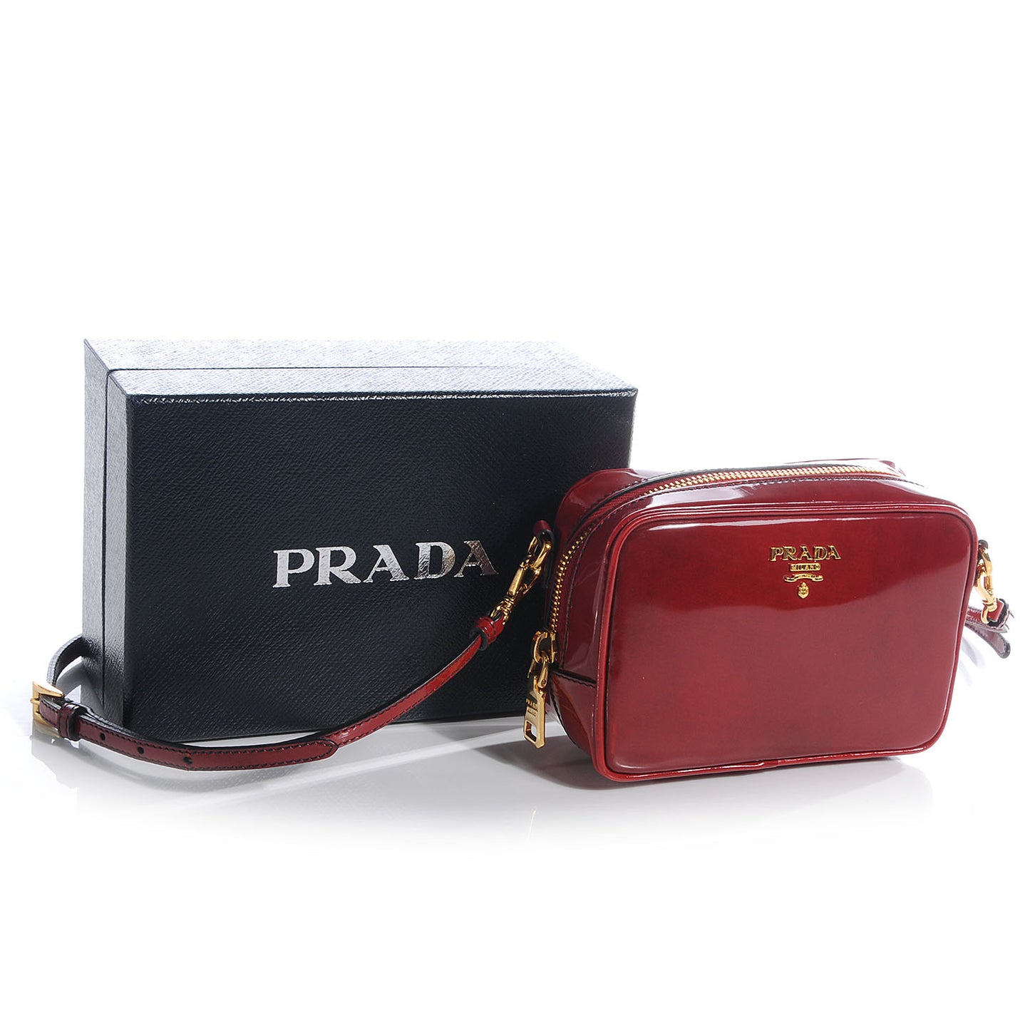 Spazzolato Convertible Crossbody Scarlatto Fume