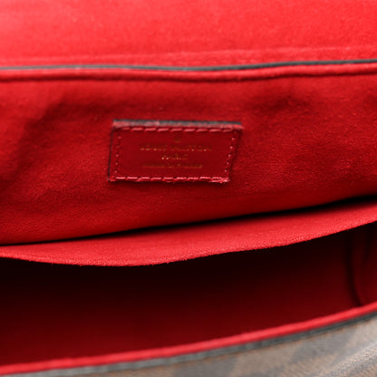 Louis Vuitton Damier Ebene Beaubourg MM Scarlet 10 of 10