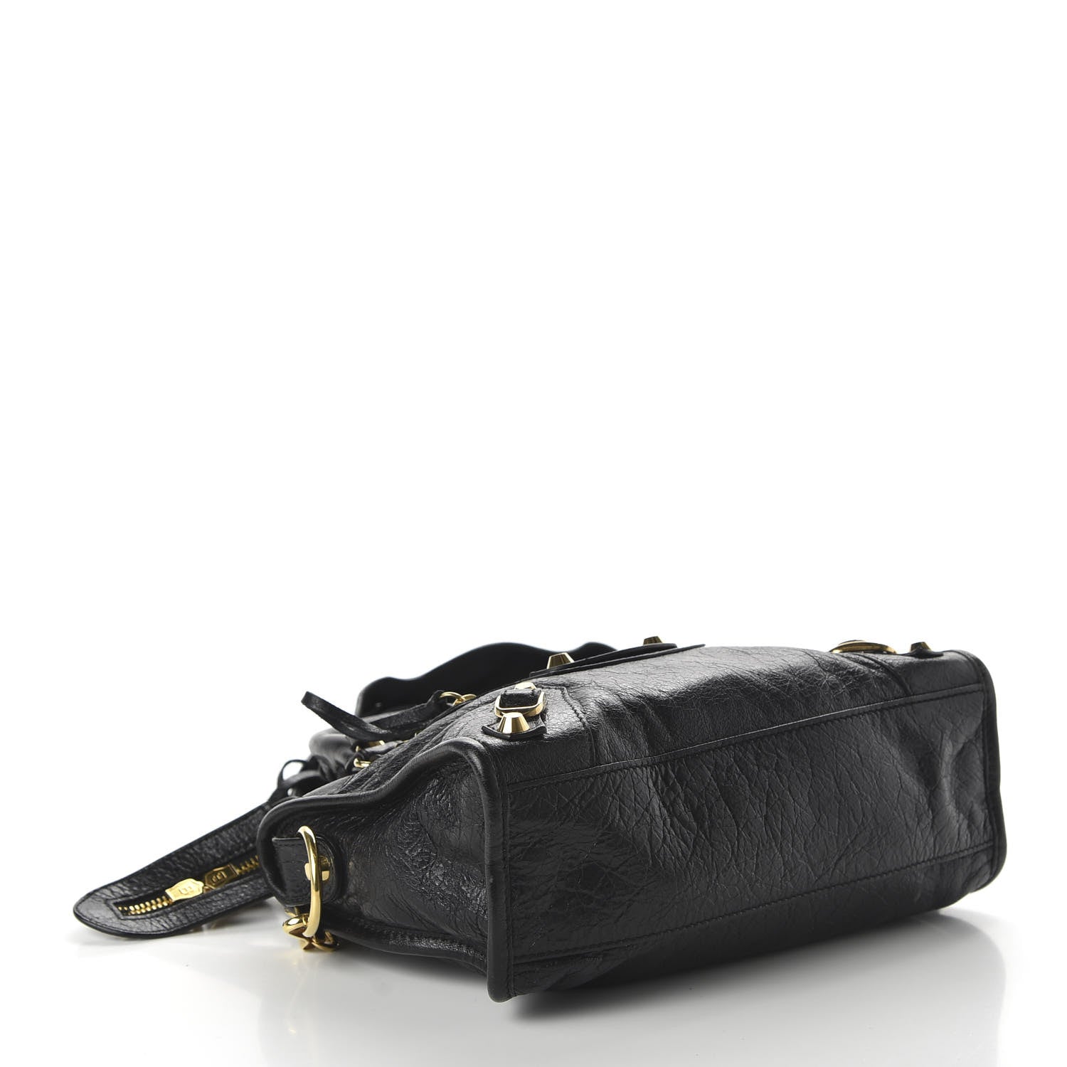 Balenciaga Agneau Classic Gold Hardware Mini City Black 4 of 10