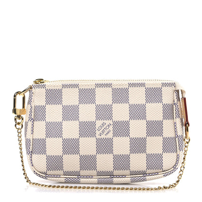 Louis Vuitton Damier Azur Mini Pochette Accessories 1 of 7