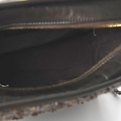 Chanel Tweed Calfskin Medium Gabrielle Hobo Brown 5 of 11