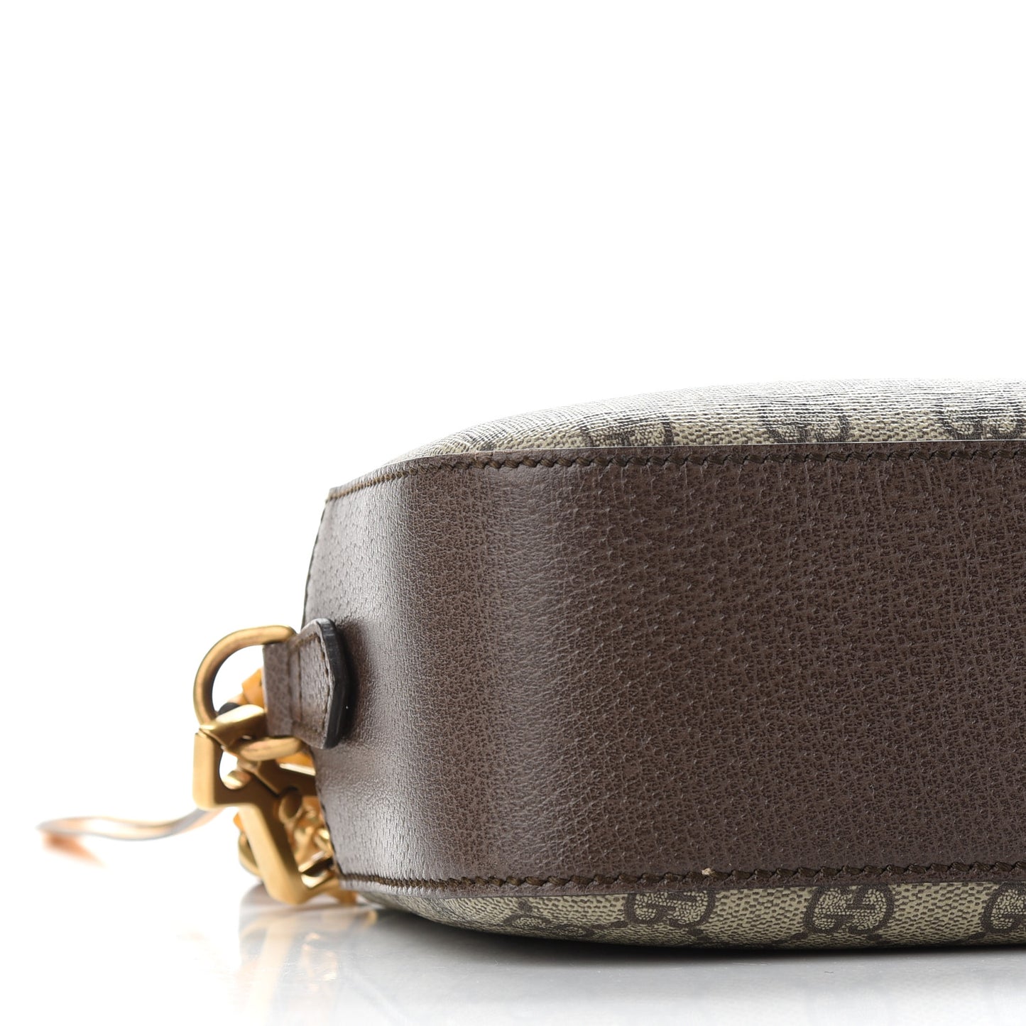 GG Supreme Monogram Web Neo Vintage Shoulder Bag Beige New Acero Crop