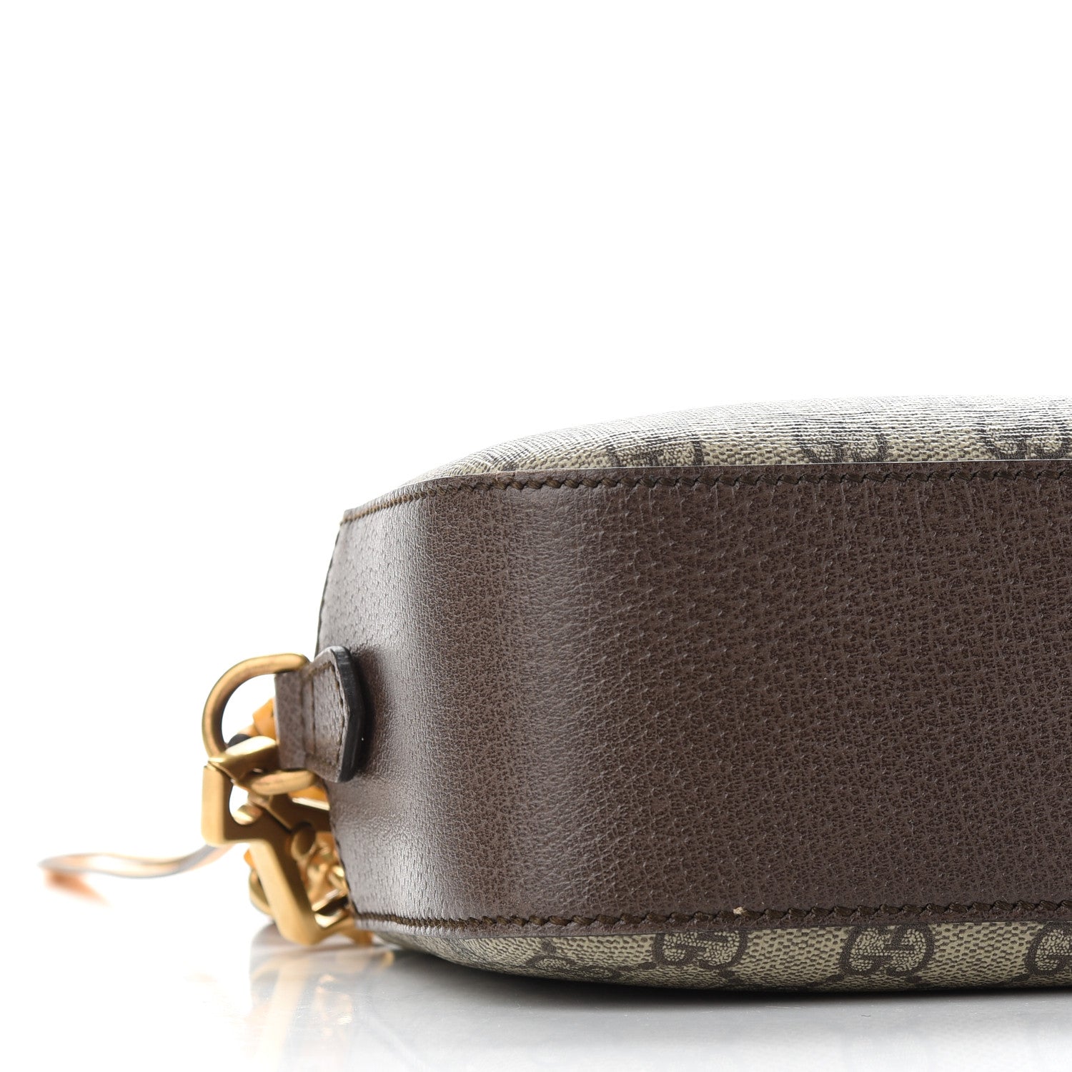 Gucci GG Supreme Monogram Web Neo Vintage Shoulder Bag Beige New Acero Crop 8 of 9