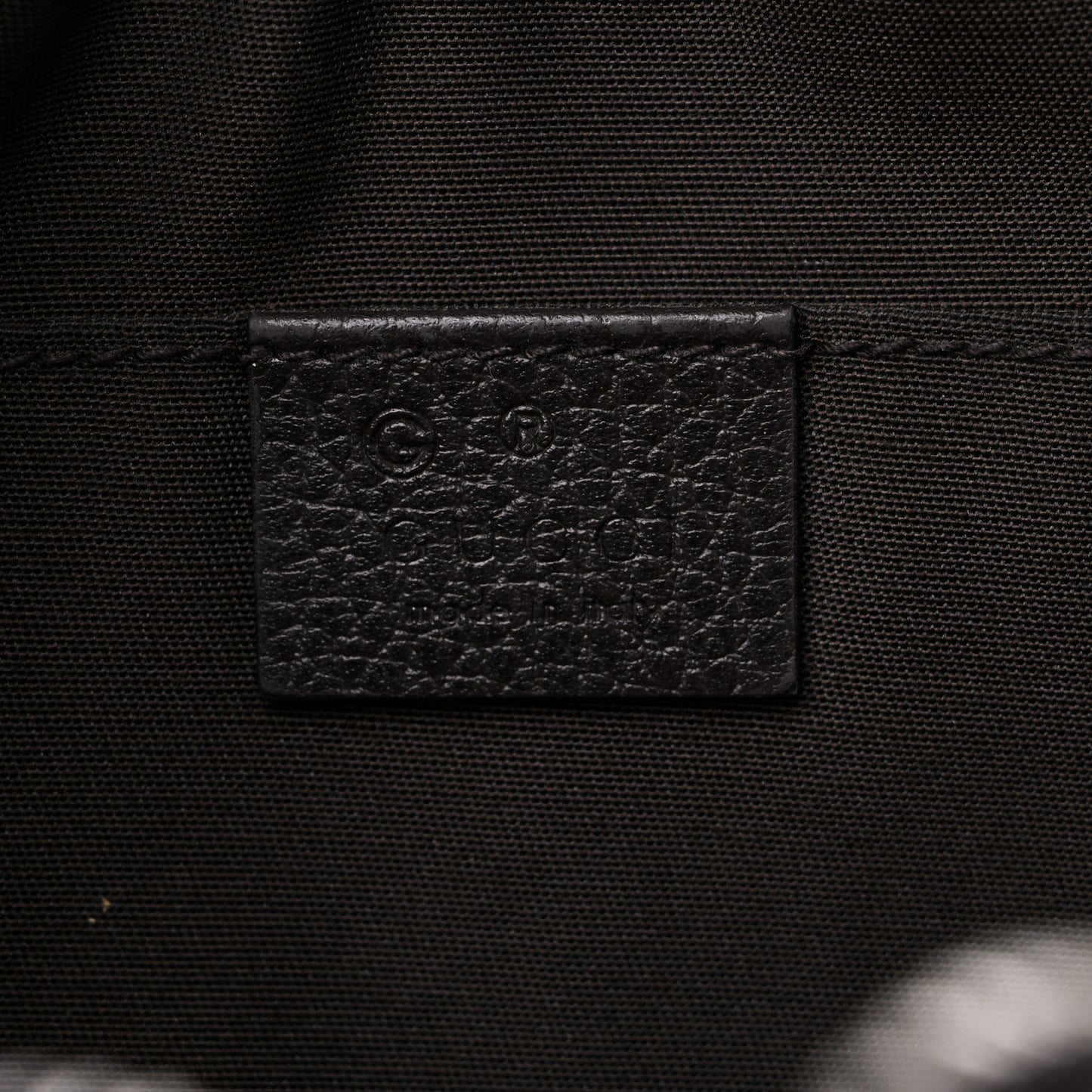 Monogram Dollar Calfskin Belt Bag Beige Ebony Testa di Moro Marrone Scuro