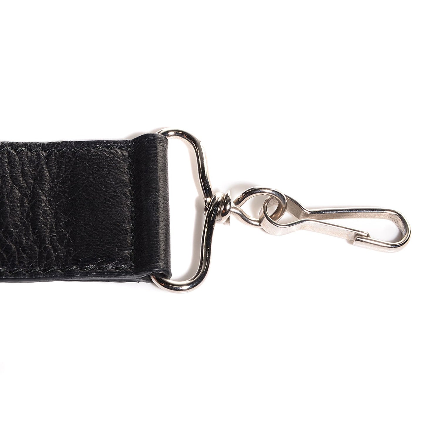 Agneau Giant 21 Silver Hardware Part Time Black