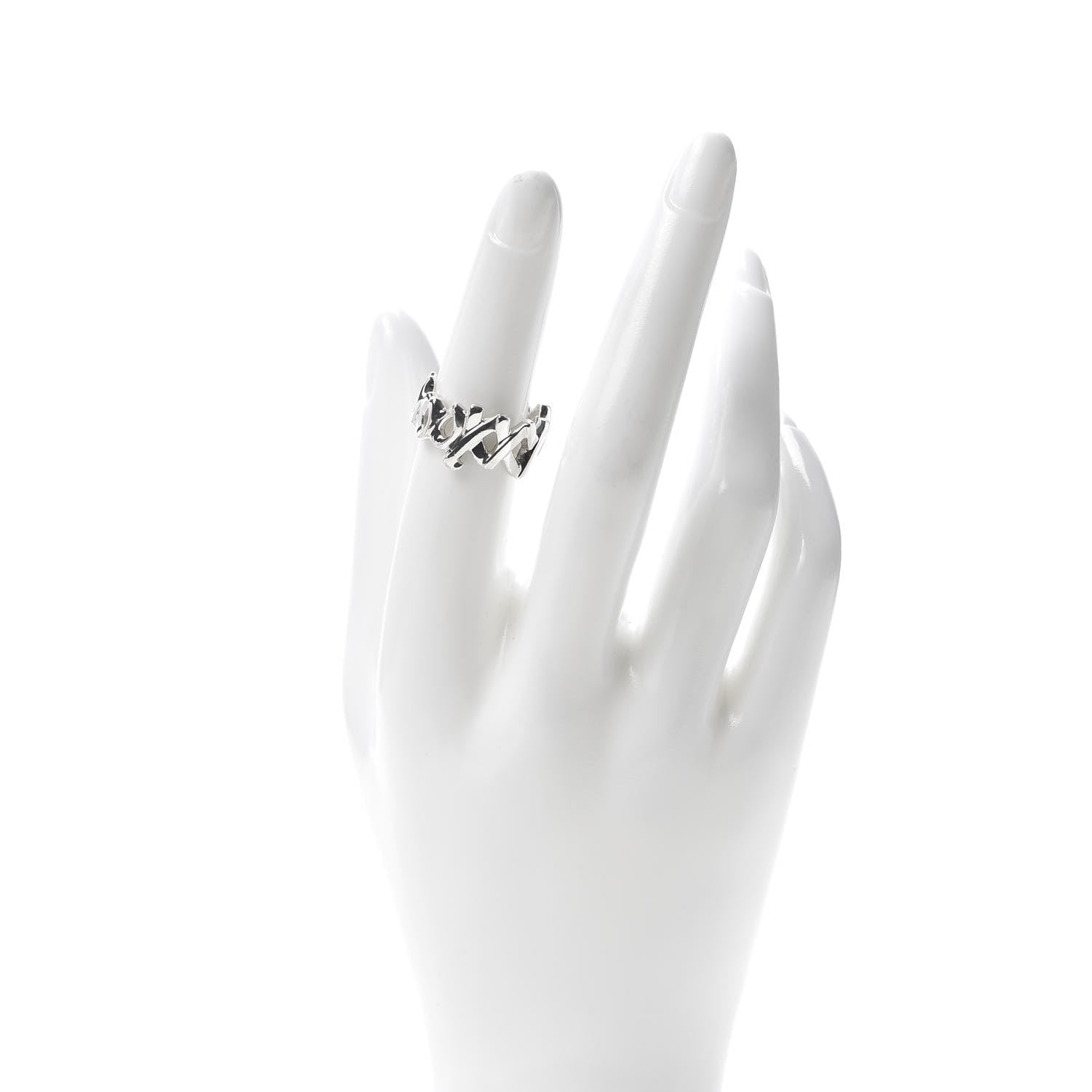 Tiffany Sterling Silver Paloma Picasso Love Kisses Ring 52 6 2 of 5