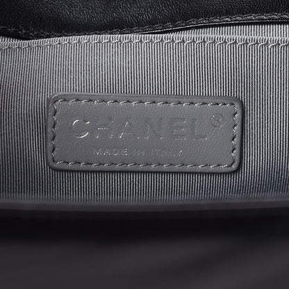 Chanel Lambskin Quilted Medium Boy Flap Black 6 of 12