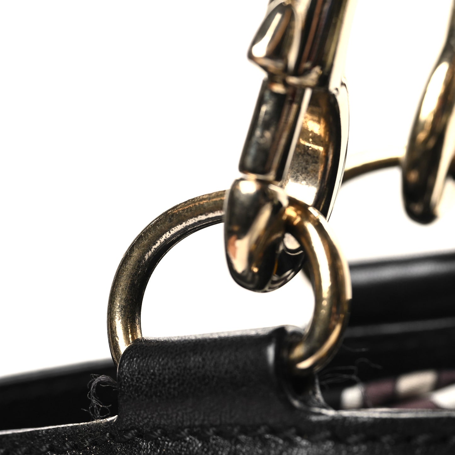 Monogram Large Positano Tote Black