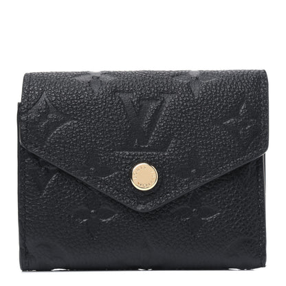 Louis Vuitton Empreinte Zoe Wallet Black 1 of 9