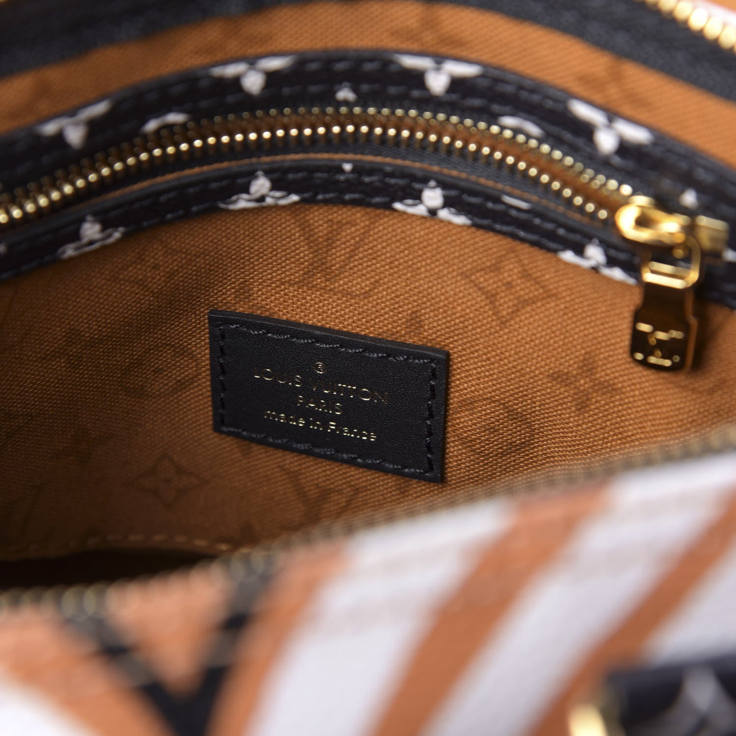 Louis Vuitton Monogram Giant Crafty Speedy Bandouliere 25 Creme Caramel 8 of 10