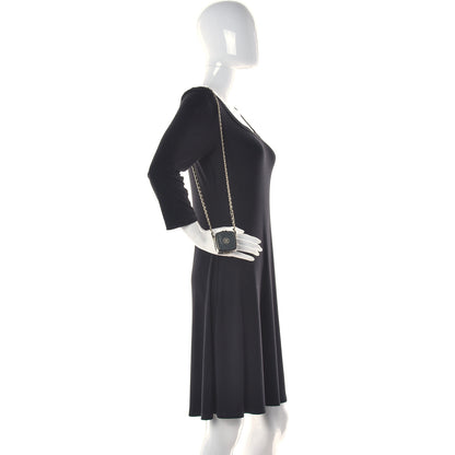 Chanel Lambskin Quilted Small Beauty Box Clutch With Chain Black 2 of 11