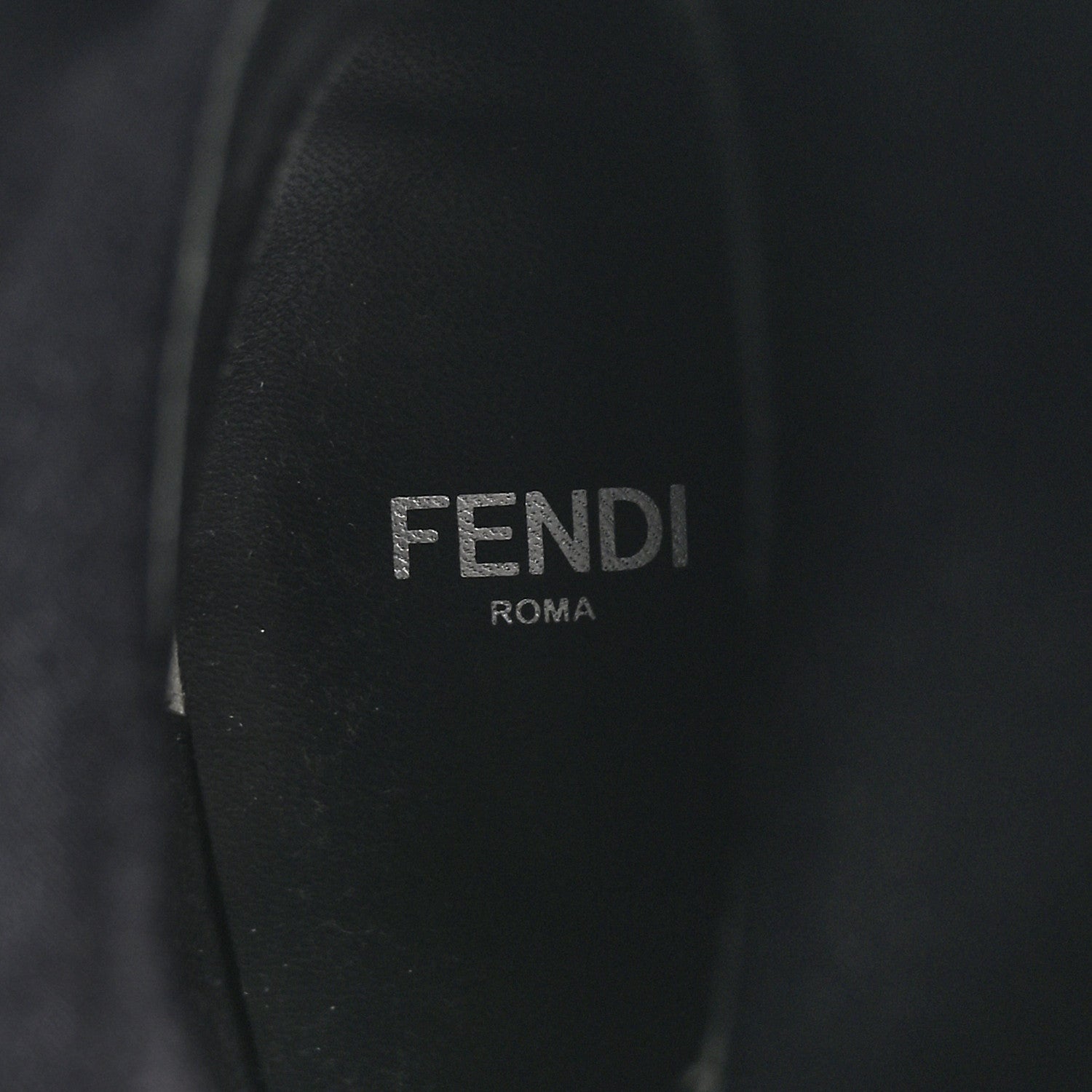 Fendi Lycra Vitello FF Logo Tape Promenade Ankle Boots 40 Tobacco Black 7 of 10