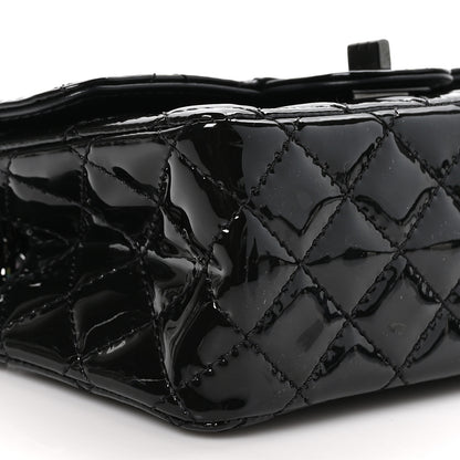 Chanel Patent Calfskin Quilted 2.55 Reissue Mini Flap So Black 9 of 11