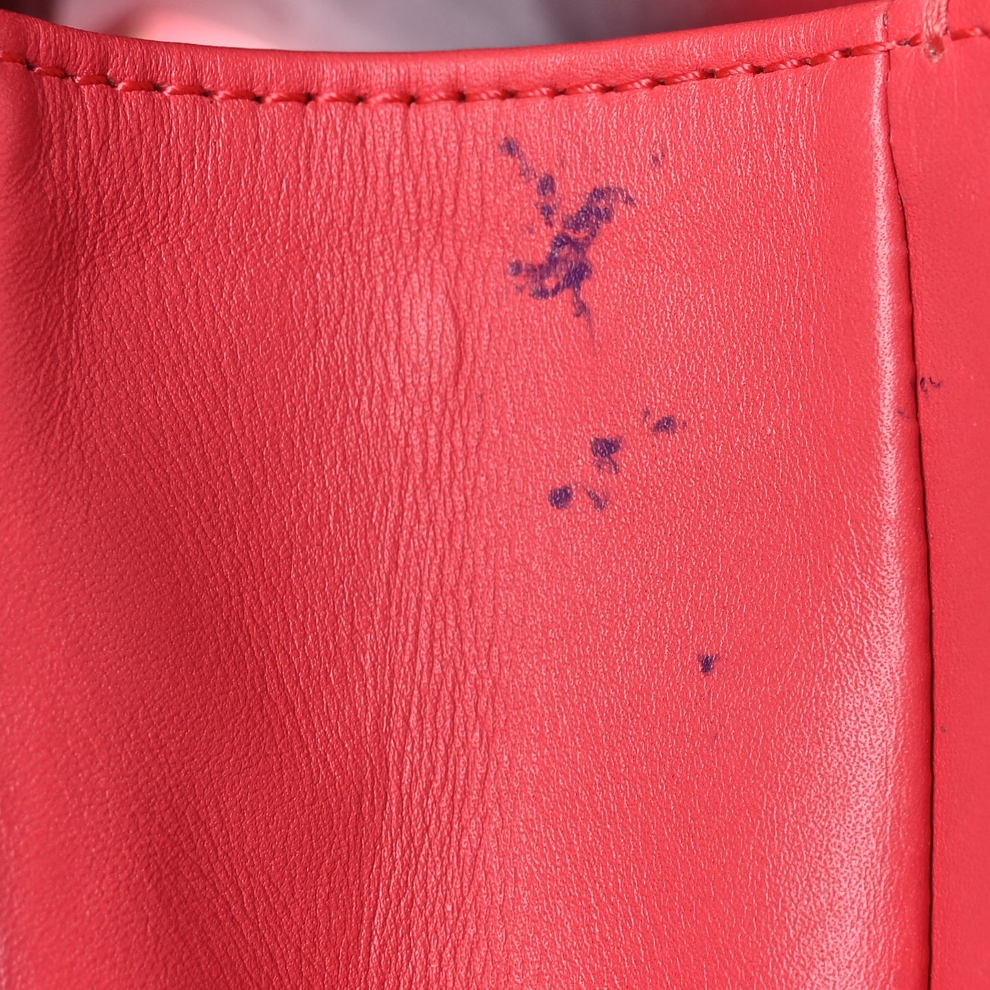 Calfskin Chevron Quilted Small Boy Flap Pink