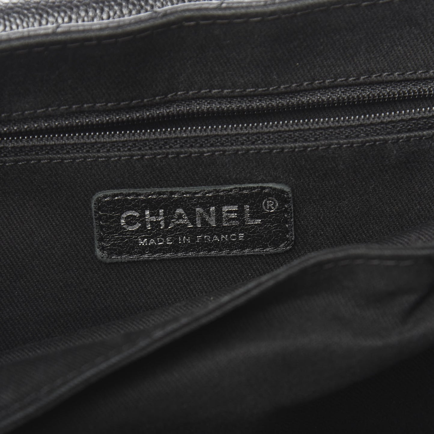 Caviar Quilted Timeless Accordion Flap Black