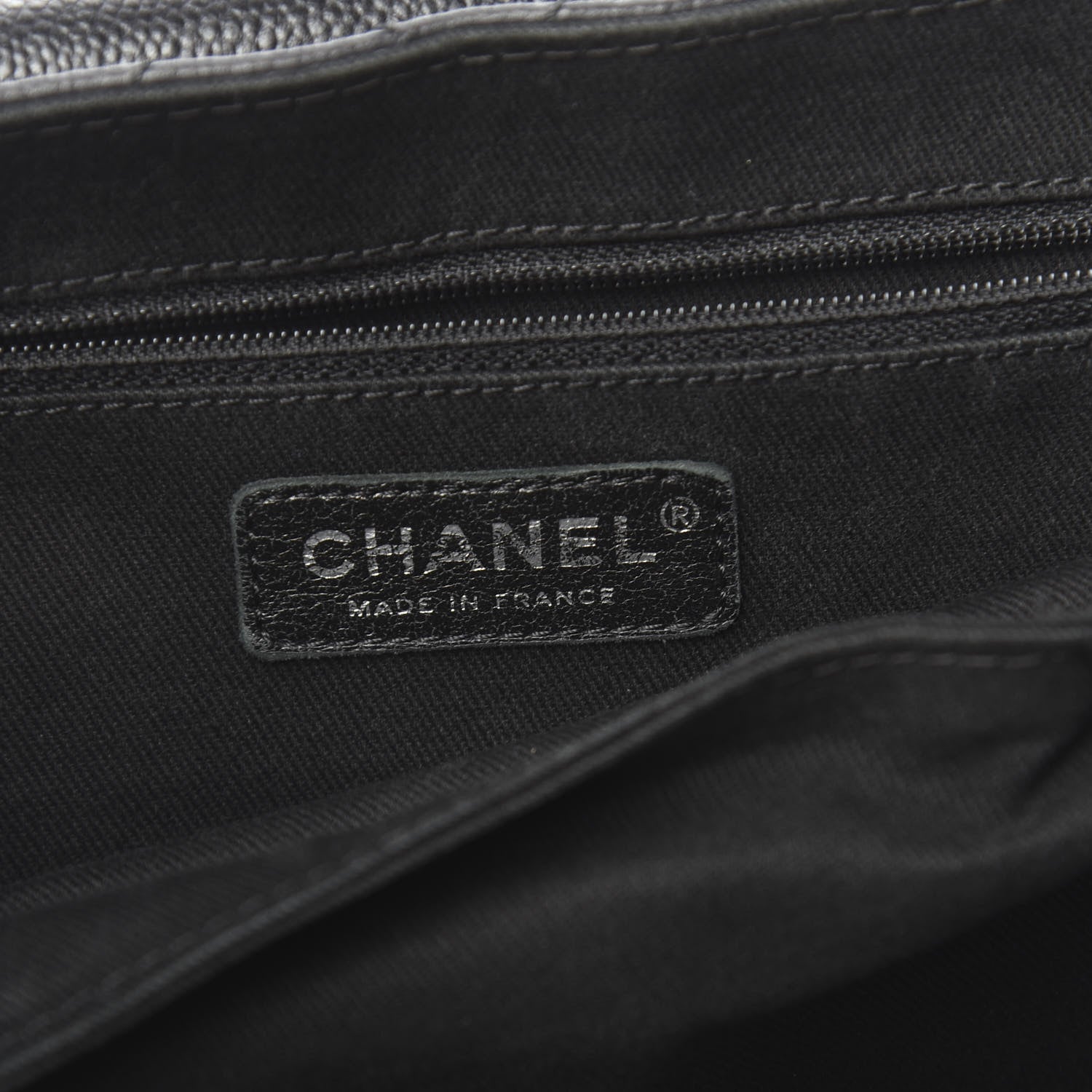Chanel Caviar Quilted Timeless Accordion Flap Black 6 of 14