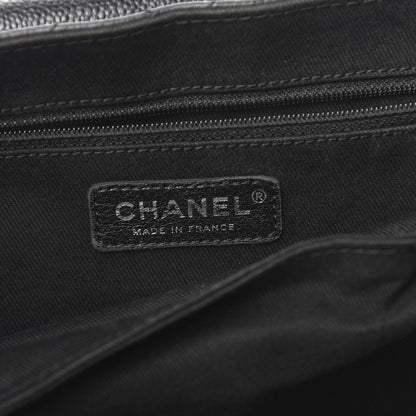 Chanel Caviar Quilted Timeless Accordion Flap Black 6 of 14
