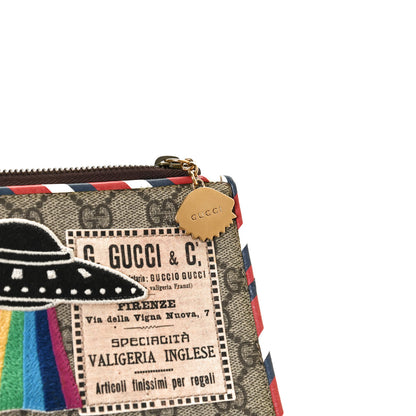 Gucci GG Supreme Monogram Courrier Documents Holder Beige New Acero 7 of 12