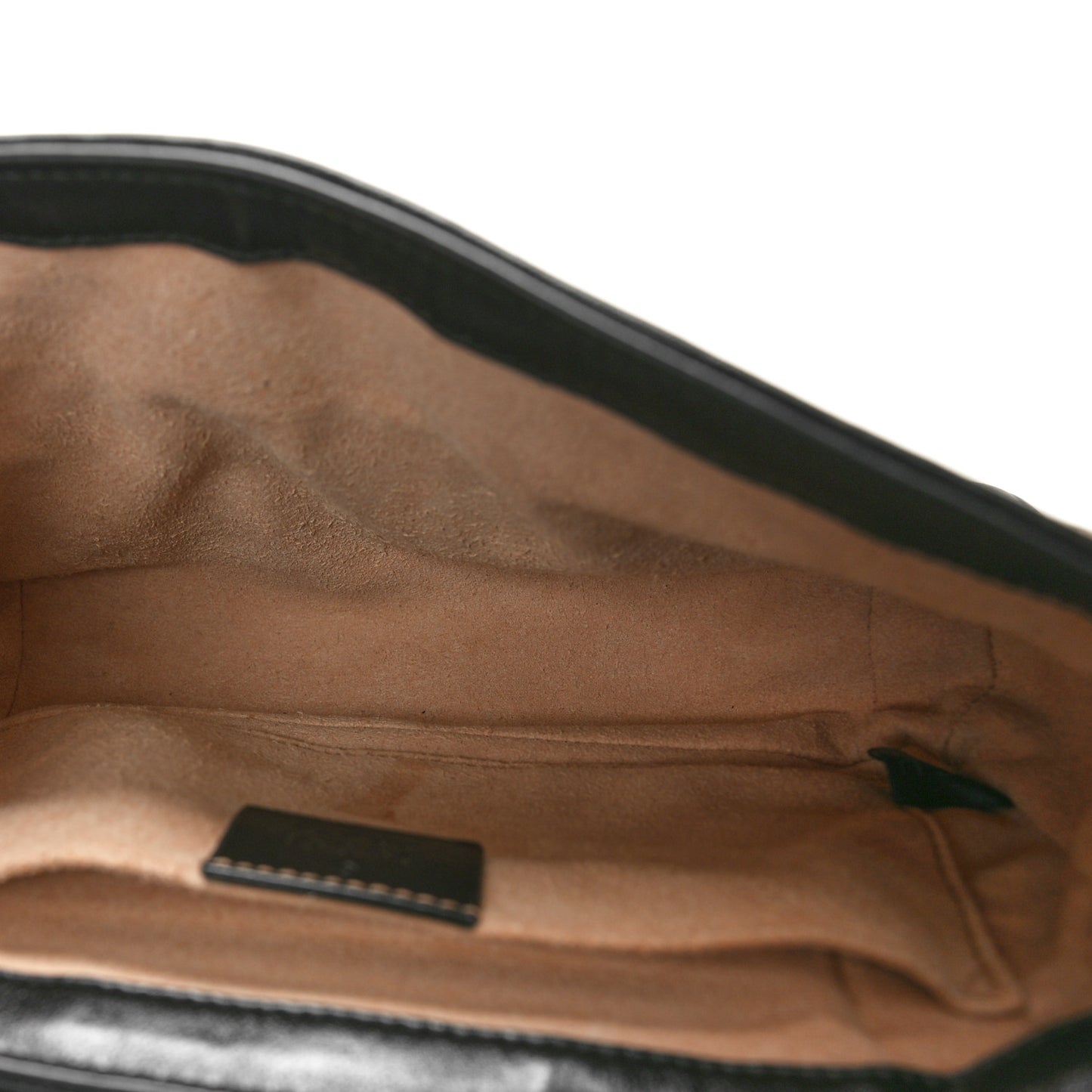 Monogram Matelasse Diagonal Mini GG Marmont Shoulder Bag Beige Black