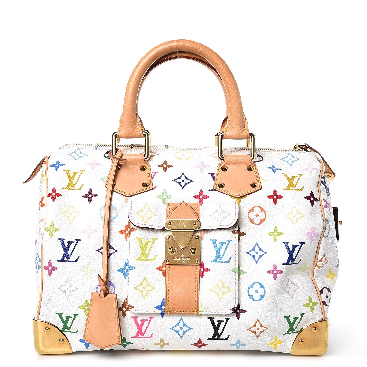 Louis Vuitton Monogram Multicolor Speedy 30 White 1 of 11