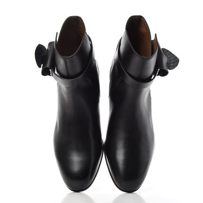 Hermes Calfskin Neo Low Boots 36.5 Black 5 of 11