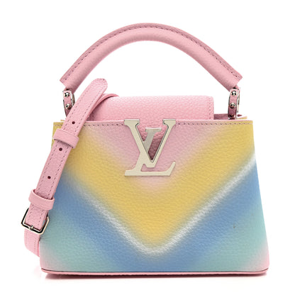 Louis Vuitton Taurillon Mini Degrade Rainbow V Capucines 1 of 11