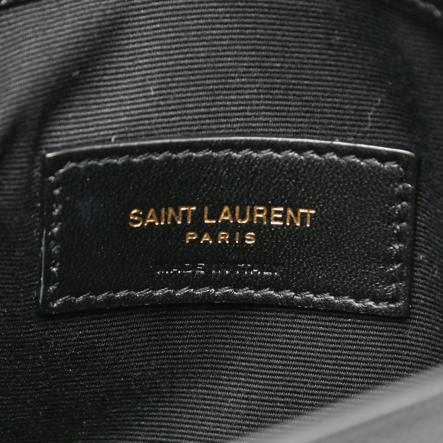 Saint Laurent Grain De Poudre Uptown Pouch Black 6 of 6