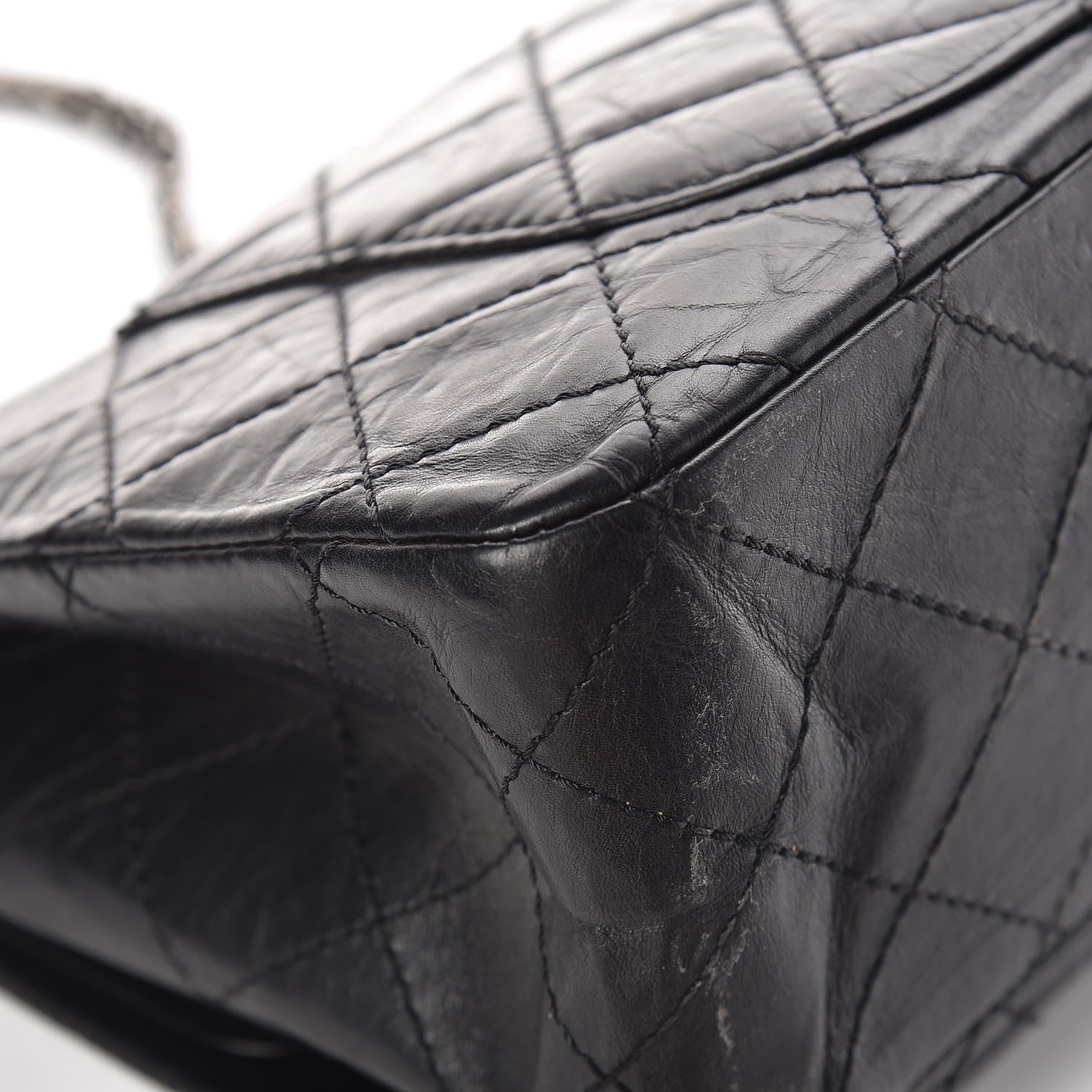 Chanel Aged Calfskin Quilted 2.55 Reissue 227 Flap Black 15 of 15